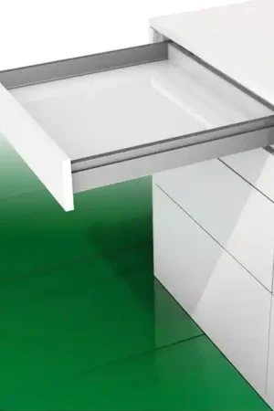 Grass America Nova Pro Scala H63 16" Drawer Member Set 2-1/2" H Ice F100103036211 Worldwide Shipping